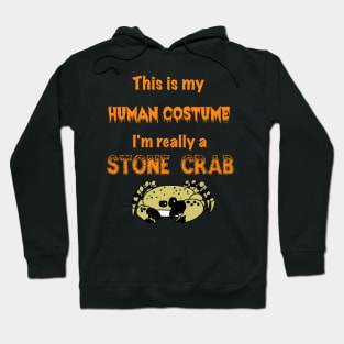 This is my Human Costume, I'm really a Stone Crab Hoodie